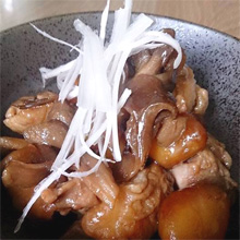 鶏肉と栗の煮物