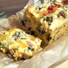 秋野菜ケークサレ