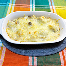 里芋ときのこのグラタン