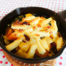 かぼちゃとりんごのスイートグラタン