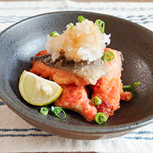 鮭の竜田揚げ～おろしすだちポン酢～