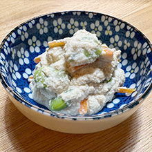 そら豆の白和え